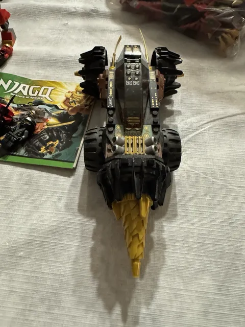 LEGO NINJAGO 70502 & 70500 As-Is Incomplete Missing Pieces Cole’s Earth Driller