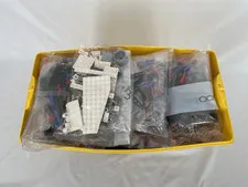 7 lb Genuine LEGO Bulk Lot Mixed Bricks Parts Pieces w/LEGO Classic Storage Box