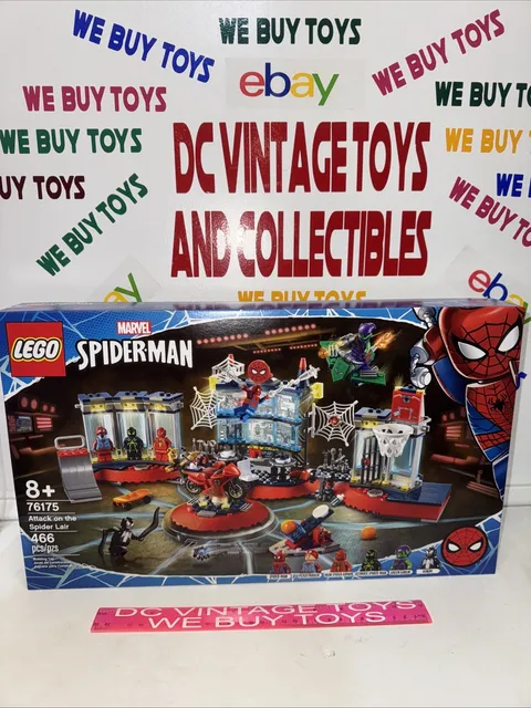 76175 ATTACK ON THE SPIDER LAIR lego NEW legos set man VENOM iron ultimate armor