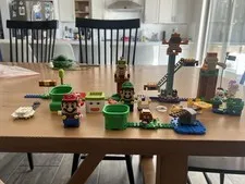 LEGO Super Mario Start Pack Lot with Luigi & Mario Figures & Assorted Builds