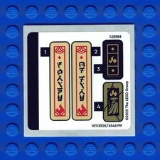 New LEGO Ninjago Legends The Guardian Dragon 71847 Sticker Sheet Qty 1