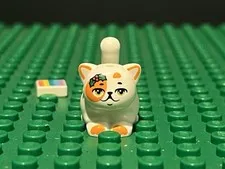 LEGO Friends Animal Churro Cat Sitting with Orange Markings
