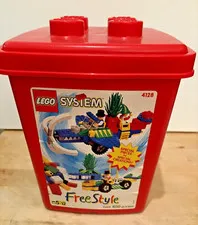 LEGO Free Style 4128 RETIRED 1997. Used & 99%complete. Bonus Figures & Blocks