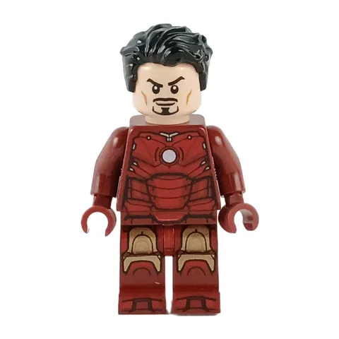 LEGO® Marvel Avengers™ Iron Man Mark 3 Armor with Hair Minifigure™ sh0739