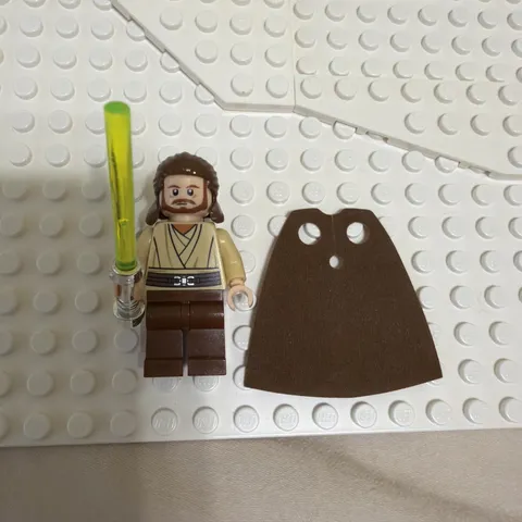 LEGO sw0322 Qui-Gon Jinn Star Wars Minifigure From Set 7961 - Brand New