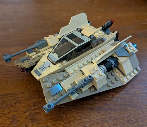 LEGO Star Wars Sandspeeder 75204 - Ship Only No Minifigures - Good Condition 