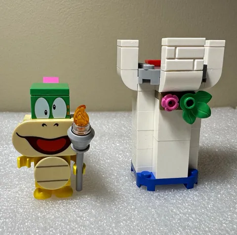 LEGO Super Mario - Lemmy Koopa Figure & Castle Tower  Build (71403) - Incomplete