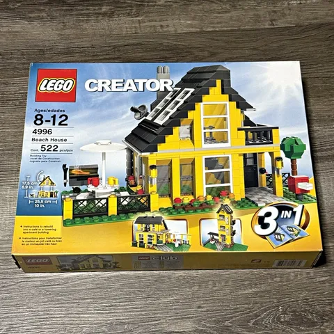 RETIRED LEGO Creator 4996 Beach House 3-in-1 Set 522pcs