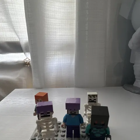 LEGO Minecraft Steve and Skeleton Minifigure Lot, Gaming, Age 6+