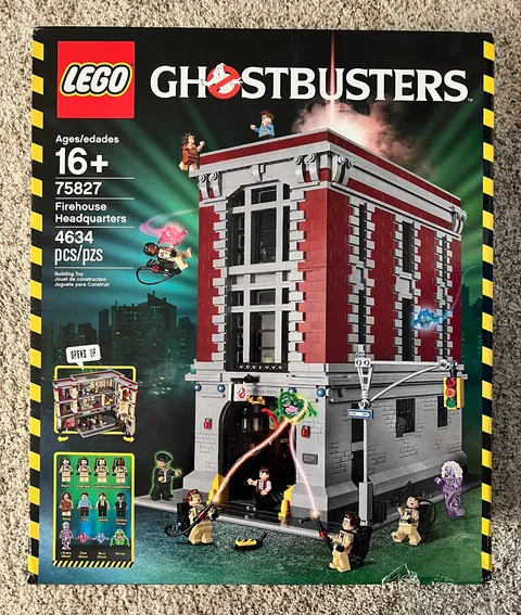 LEGO Ghostbusters: Firehouse Headquarters (75827) - New - Sealed - Damaged Box