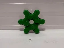 LEGO-Plate, Round 2 x 2 Gear 6 Tooth w/ plate to spin.35442