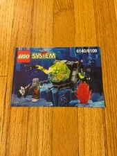 Lego Aquazone Stingray Crab (6140) Instruction Booklet Only