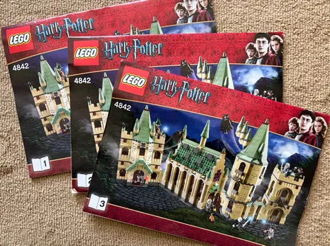 LEGO Harry Potter: Hogwarts Castle (4842) Complete, box and 3 manuals. Pre-owned