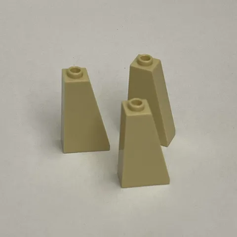 Lego 4460 Beige Replacement Parts Pieces Lot of 3