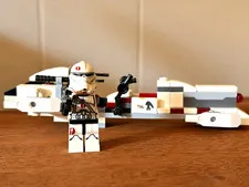 LEGO Star Wars BARC Clone Trooper from set 75037 includes Speeder!