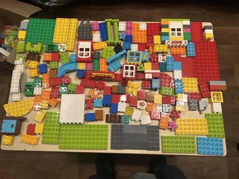 Large Lot Lego Duplo 10 Ibs Mix Figures Vehicle Pieces Great Shape. Very Clean.