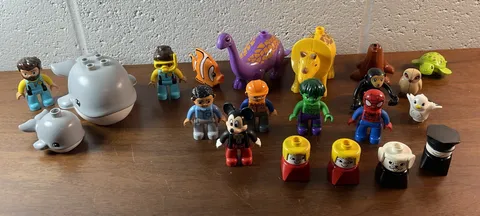 Lego Duplo Figures Lot Used