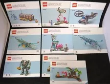 (9) Lego AVATAR (Instruction Manuals Only) #75573 & #75572 & #75571 (VG)