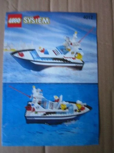 Lego System Building Instructions Instruction 4012