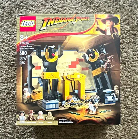LEGO 77013 Escape from the Lost Tomb Indiana Jones 600 pcs Boxed Ages 8+