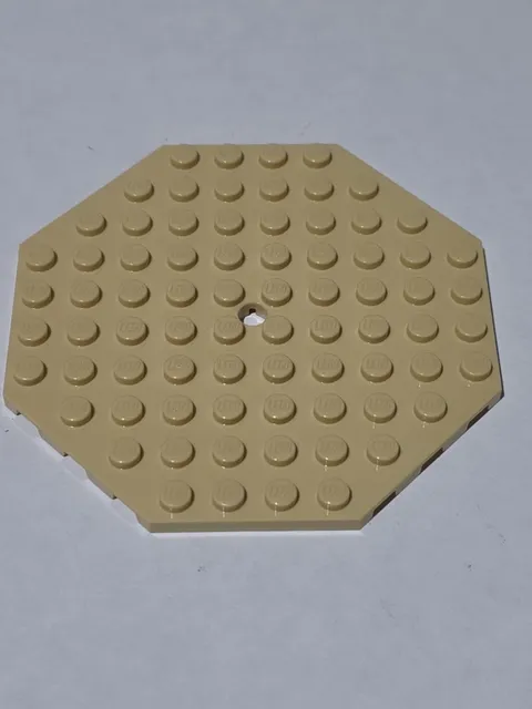 LEGO Plate Tan ● 10 X 10 Octagonal ● 89523 ● QTY 1