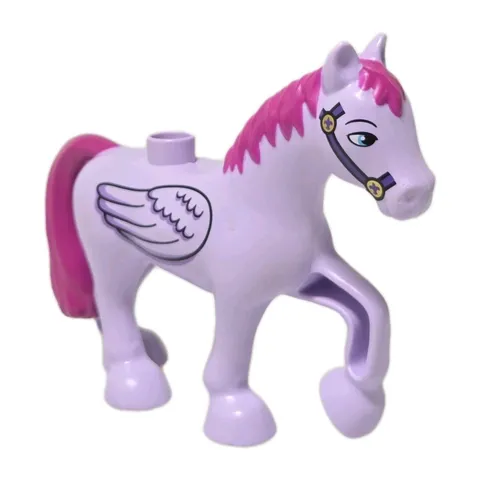 LEGO Duplo Minimus Great Flying Horse Pony Purple Pegasus Sofia The First Animal
