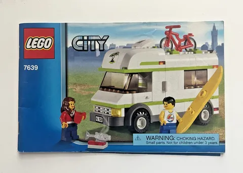 2009 LEGO CITY Camper 7639 MANUAL ONLY