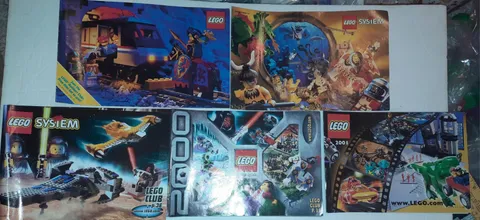 Vintage 1993-2003 LEGO Product Catalog Booklet Pamphlet and Inserts Lot of 8