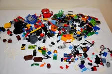 LEGO Bulk Lot 1 Lb Bricks Assorted Specialty Pieces Batman Cars Treasure Chest
