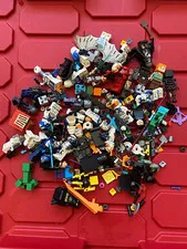 LEGO Bulk Lot Mixed Bricks & Parts w/ Instructions Star Wars Batman Minecraft