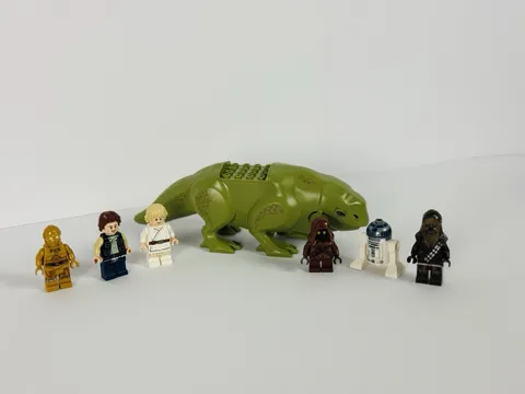 LEGO Star Wars 75290 Minifig Lot Dewback Luke Han Solo Chewbacca R2D2 C3PO Jawa