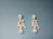 2 Lego 47311 White Bionicle Arm Lower Section Toa Metru style 2 Ball Joints