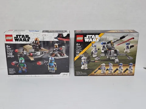 LEGO Star Wars 75267 Mandalorian Battle Pack & 75345 501st Clone Troopers Pack