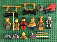 LEGO Ninjago/Ninja Bulk LOT of Minifigures Parts And Accessories