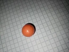 1 Lego Orange Soccer Ball Part number x45 (alt. number 72824) Genuine Lego IRL