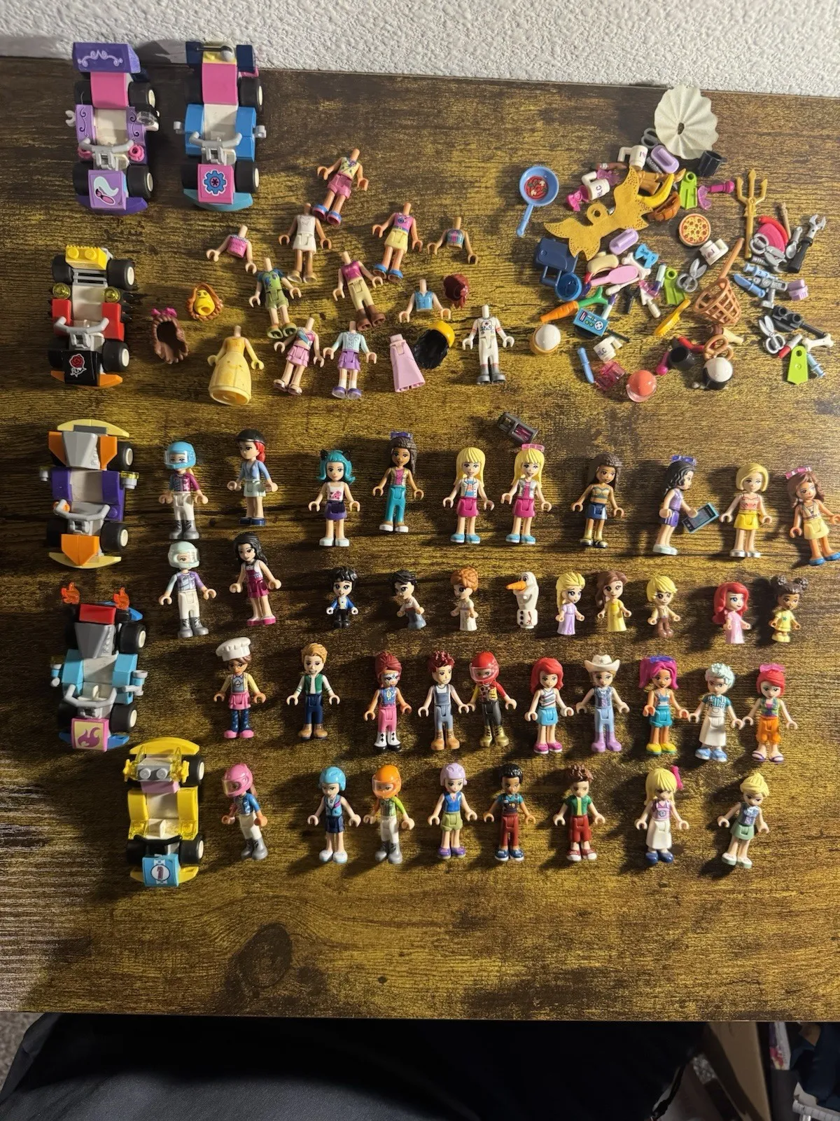 LEGO Friends Mini Doll Figure Lot 144 Complete Figures Accessories Parts Bundle
