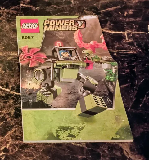 LEGO Power Miners Instruction Manual 8957 🔥