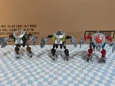 2003 - Lego Bionicle 8573-8578 BOHROK TAL Complete set of 6 - Kranas & Manuals