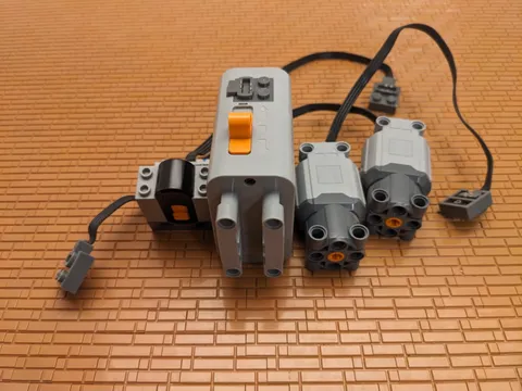 Genuine LEGO Power Functions 9V Large L Motors IR Receiver Battery Box Lot