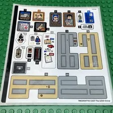 LEGO Sticker Sheet for Set 21328 Seinfeld New Authentic Decals