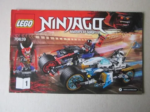 Lego System Building Instructions Instruction Ninjago 70639-1 Masters of Spinjitzu