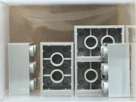 LEGO Parts - Light Bluish Gray Brick 2 x 3 - No 3002 - QTY 5