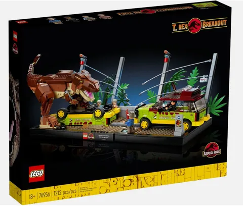 LEGO Jurassic Park T Rex Breakout 76956 Dinosaur 4 Unique Minifigs Sealed NEW
