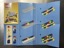 2012 Lego Booklet 850425 Desk Business Card Build