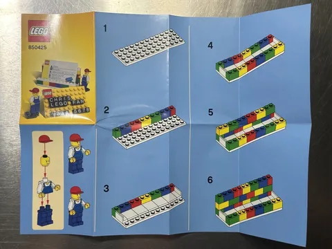 2012 Lego Booklet 850425 Desk Business Card Build