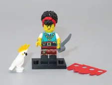 LEGO Series 27 Pirate female Parrot New taken out of package minifigure CMF