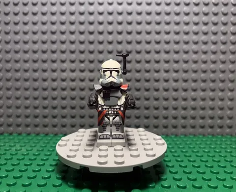 Custom LEGO Star Wars clone trooper ABS plastic and Pad printing. 