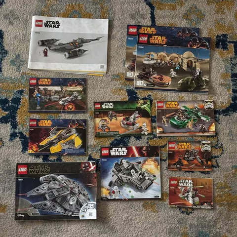 (10) LEGO Star Wars Instruction Manuals 75257 75100 75091 75052 75325 and Others
