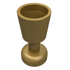 5x LEGO® Part 2343 - Minifigure, Utensil Goblet