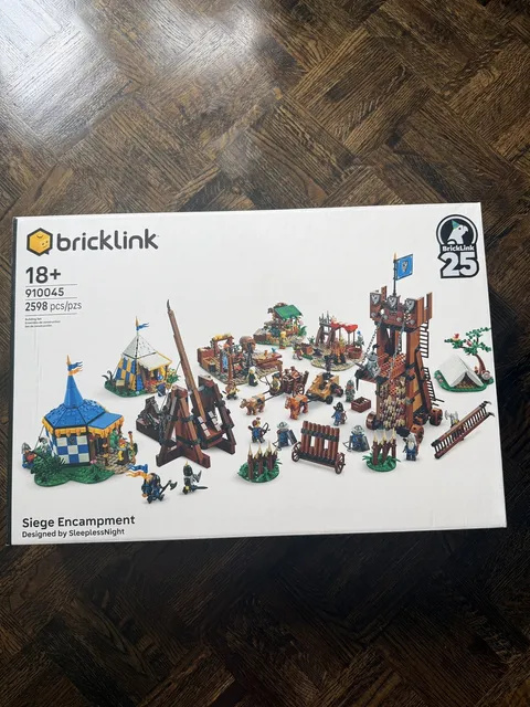 Lego Bricklink Designer Program Siege Encampment 910045. Series 4. New; sealed
